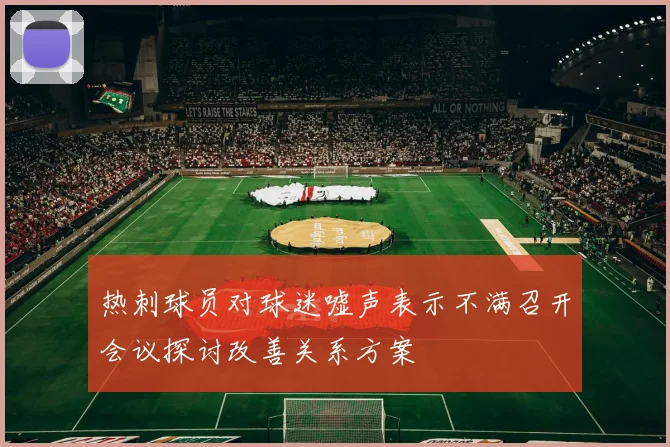热刺球员对球迷嘘声表示不满召开会议探讨改善关系方案